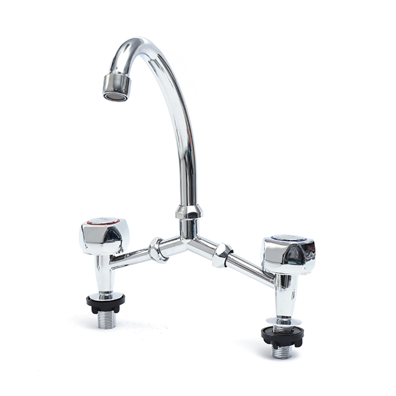 Countertop Double Randles Kitchen Caucet